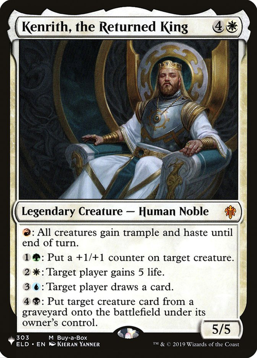 Kenrith, the Returned King Card Front