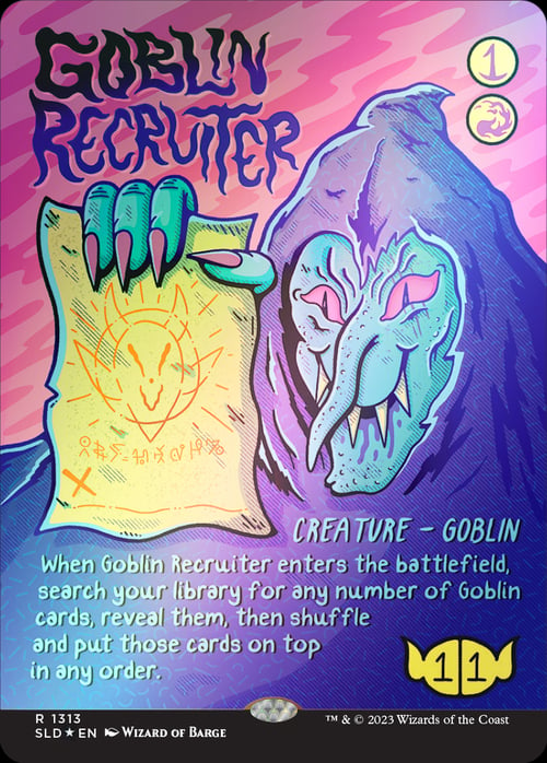 Goblin Recruiter Card Front