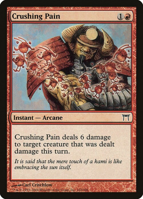 Crushing Pain Card Front