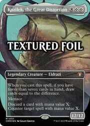 Kozilek, the Great Distortion · Textured Foil 1057