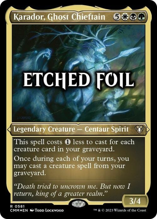 Karador, Ghost Chieftain Card Front
