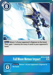Full Moon Meteor Impact BT13-0105