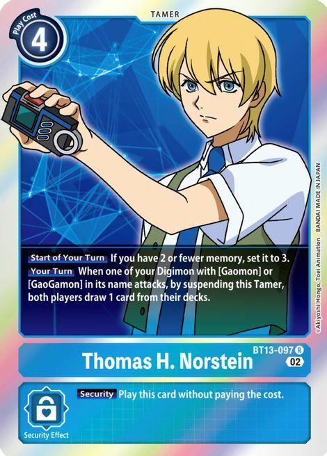 Thomas H. Norstein Card Front