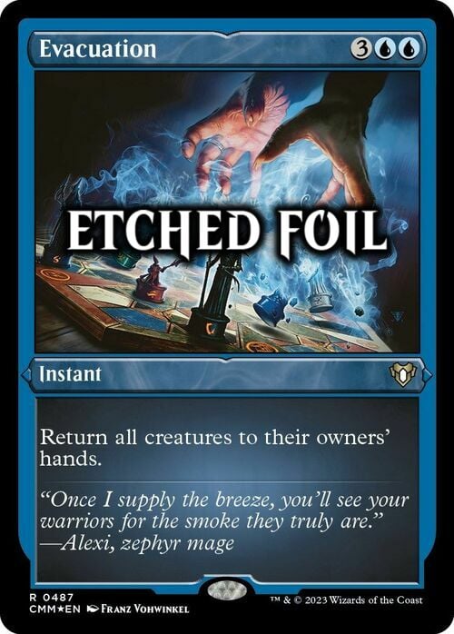 Evacuation Card Front