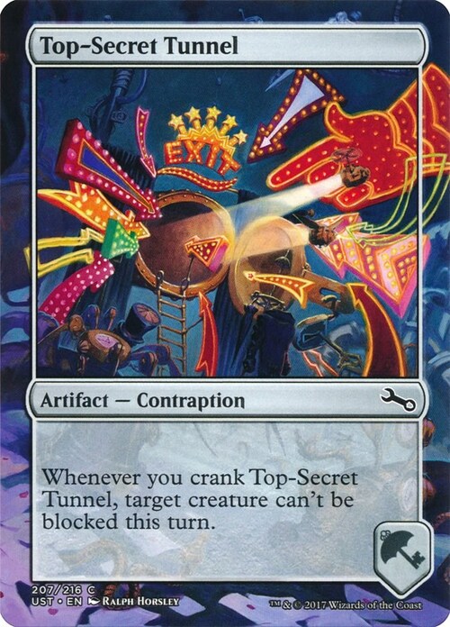 Top-Secret Tunnel Card Front