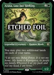 Azusa, Lost but Seeking · Etched Foil 554