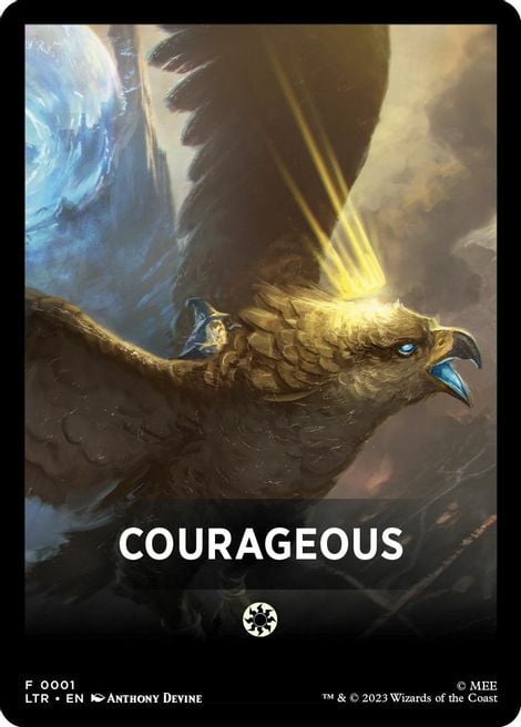 Courageous Theme Card Card Front