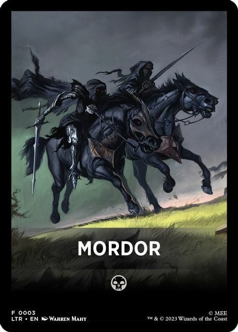 Mordor Theme Card Card Front