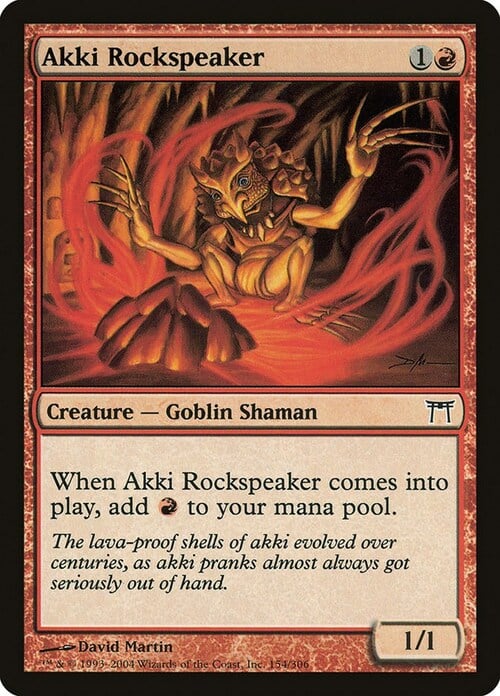 Akki Rockspeaker Card Front
