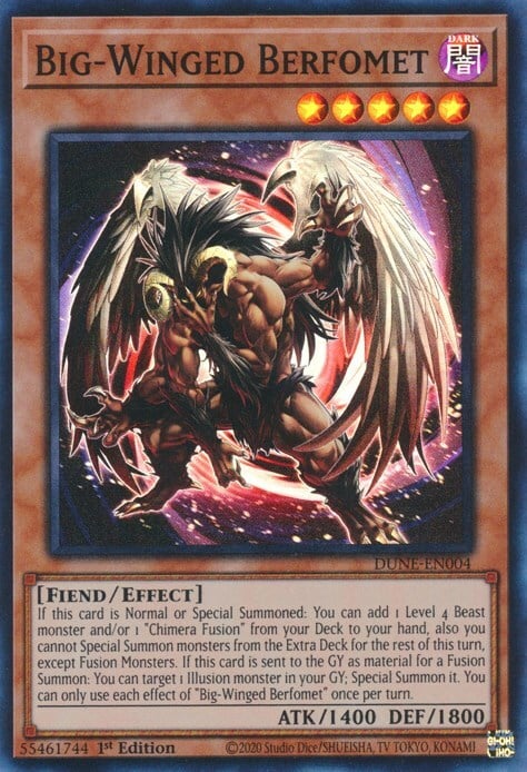 Big-Winged Berfomet Card Front