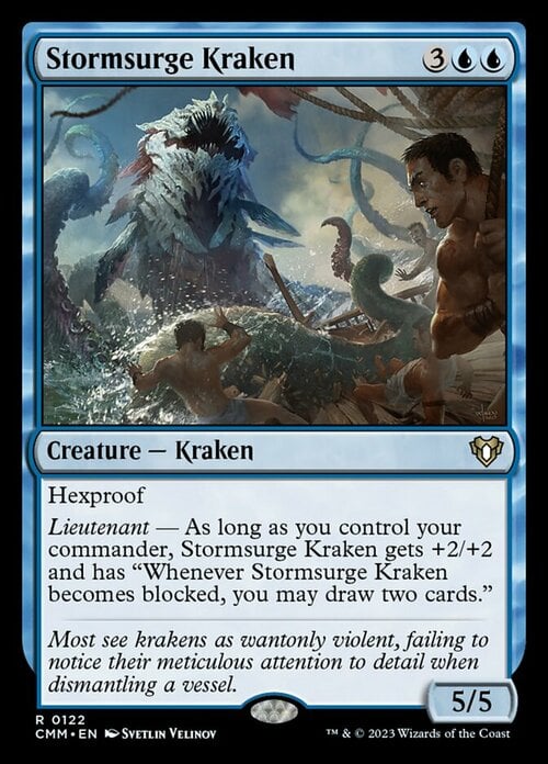 Kraken della Mareggiata Card Front