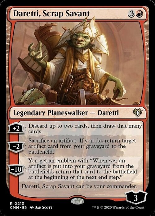 Daretti, Scrap Savant Card Front