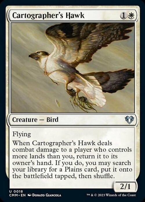 Cartographer's Hawk Card Front