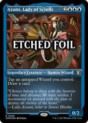Azami, Lady of Scrolls · Etched Foil 480