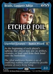 Braids, Conjurer Adept · Etched Foil 481