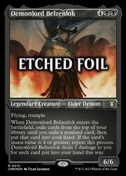 Demonlord Belzenlok · Etched Foil 510