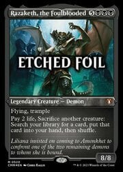 Razaketh, the Foulblooded · Etched Foil 520