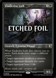 Vindictive Lich · Etched Foil 525