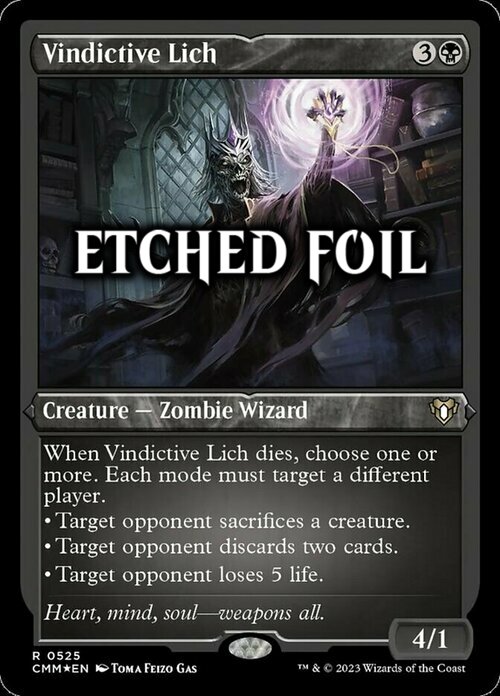 Vindictive Lich Card Front
