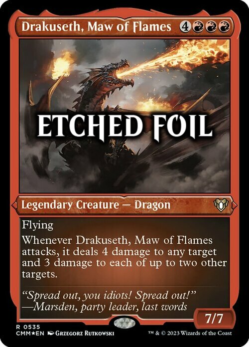 Drakuseth, Maw of Flames Card Front