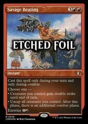 Savage Beating · Etched Foil 548