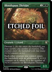 Bloodspore Thrinax · Etched Foil 555
