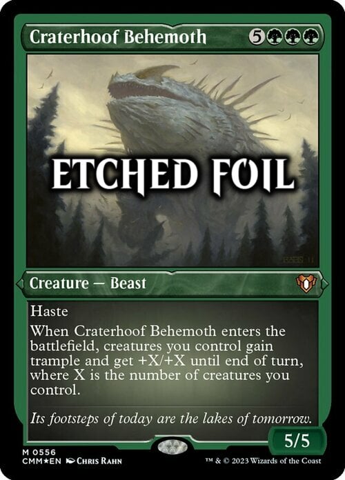 Craterhoof Behemoth Card Front