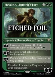 Freyalise, Llanowar's Fury · Etched Foil 560