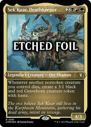 Sek'Kuar, Deathkeeper · Etched Foil 591