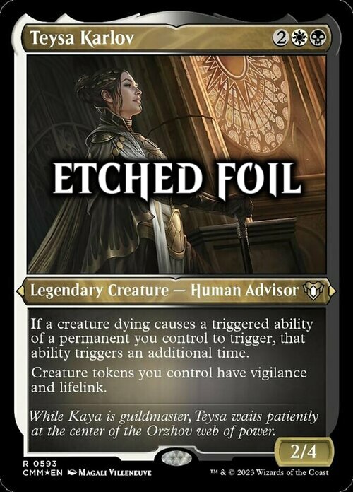MTG アーティストプルーフ Teysa Karlov Teysa Karlov (Ravnica Allegiance English) | Magic: The Gathering