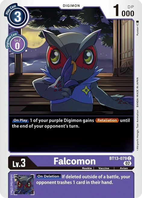 Falcomon Card Front
