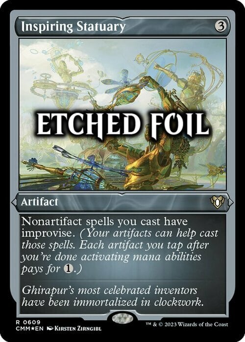 Inspiring Statuary Card Front