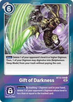 Gift of Darkness Card Front