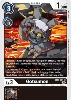 Gotsumon Card Front