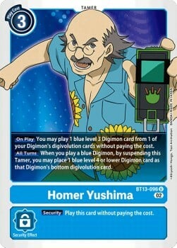 Homer Yushima Card Front