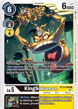 KingSukamon Card Front