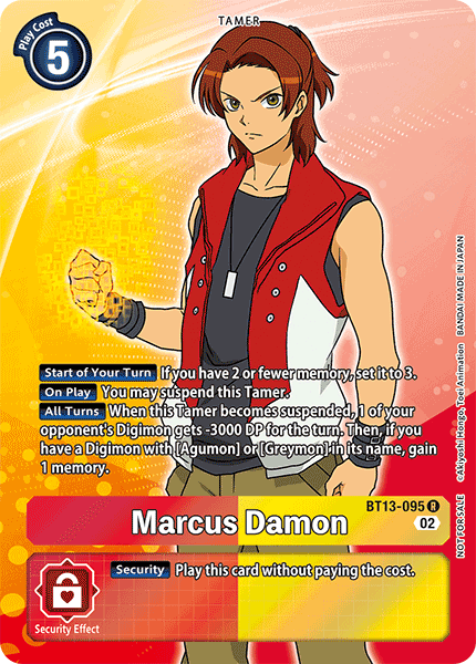 Marcus Damon Card Front