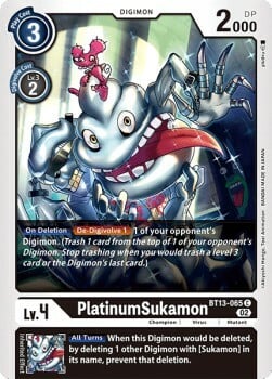 PlatinumSukamon Card Front