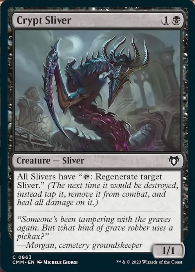 sliver mtg commander deck Magic The Gathering Masters Commander Swarm with some packs containing special card treatments that will spice up your draft and wow the table.Each Commander Masters Commander Deck set includes 1 ready Slivers - Sliver Hivelord -
