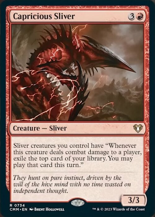 Capricious Sliver Card Front