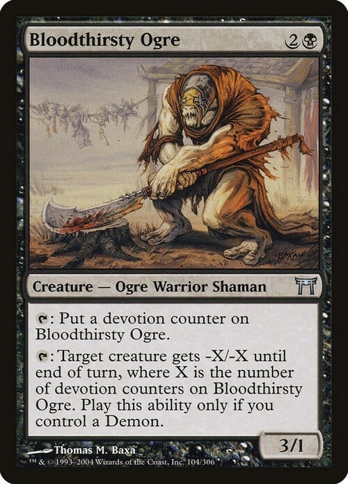 Bloodthirsty Ogre Card Front