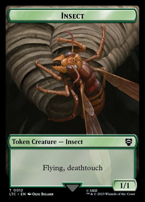 Insect // Elf Warrior Card Front