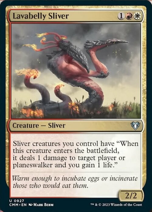Lavabelly Sliver Card Front