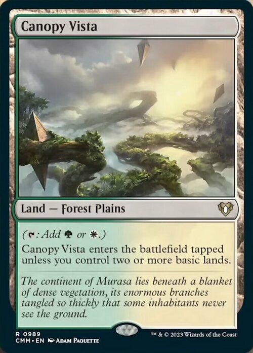 Canopy Vista Card Front