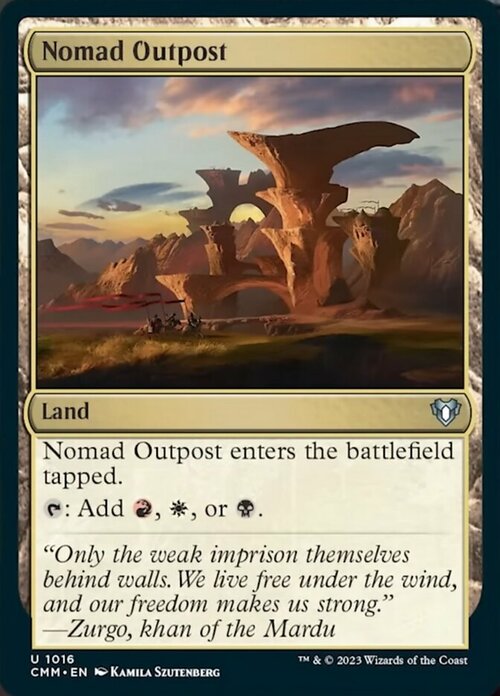 Nomad Outpost Card Front