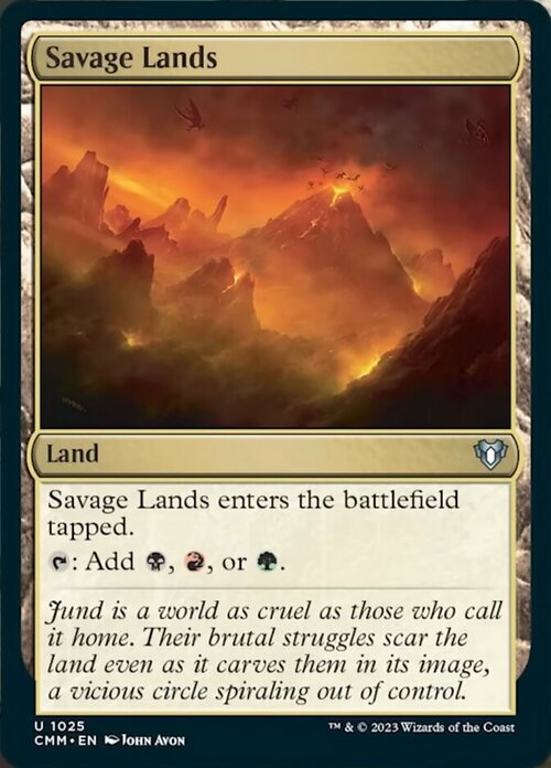 Savage Lands Card Front
