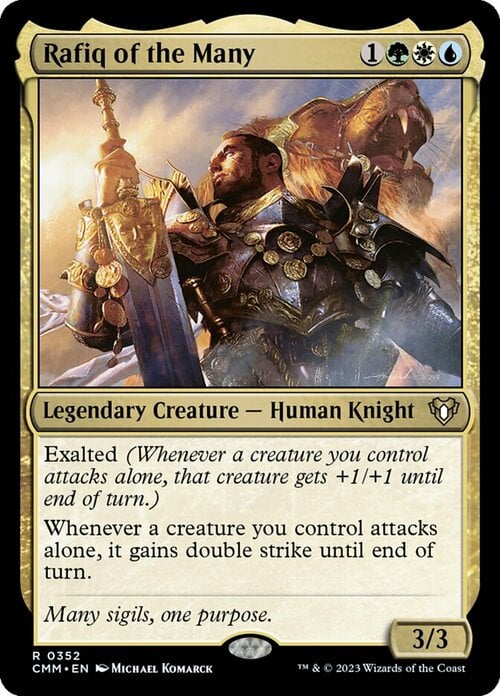 Rafiq of the Many Card Front