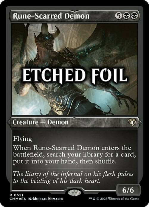 Rune-Scarred Demon Card Front