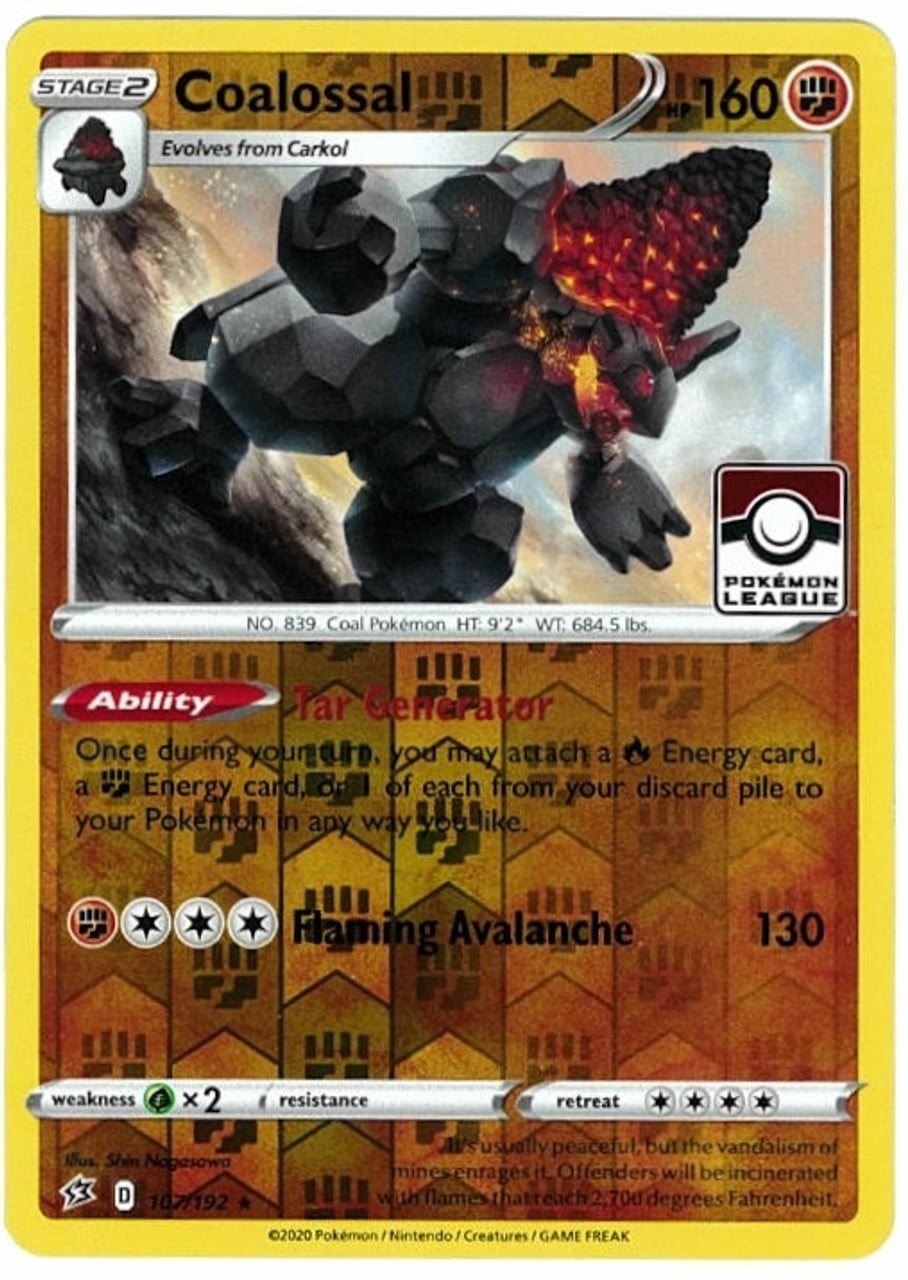 Coalossal SWSH Black Star Promos | Pokmon | CardTrader Coalossal SWSH Black Star Promos | Pokmon | CardTrader