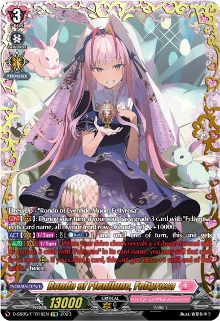 Rondo of Plenilune, Feltyrosa Card Front